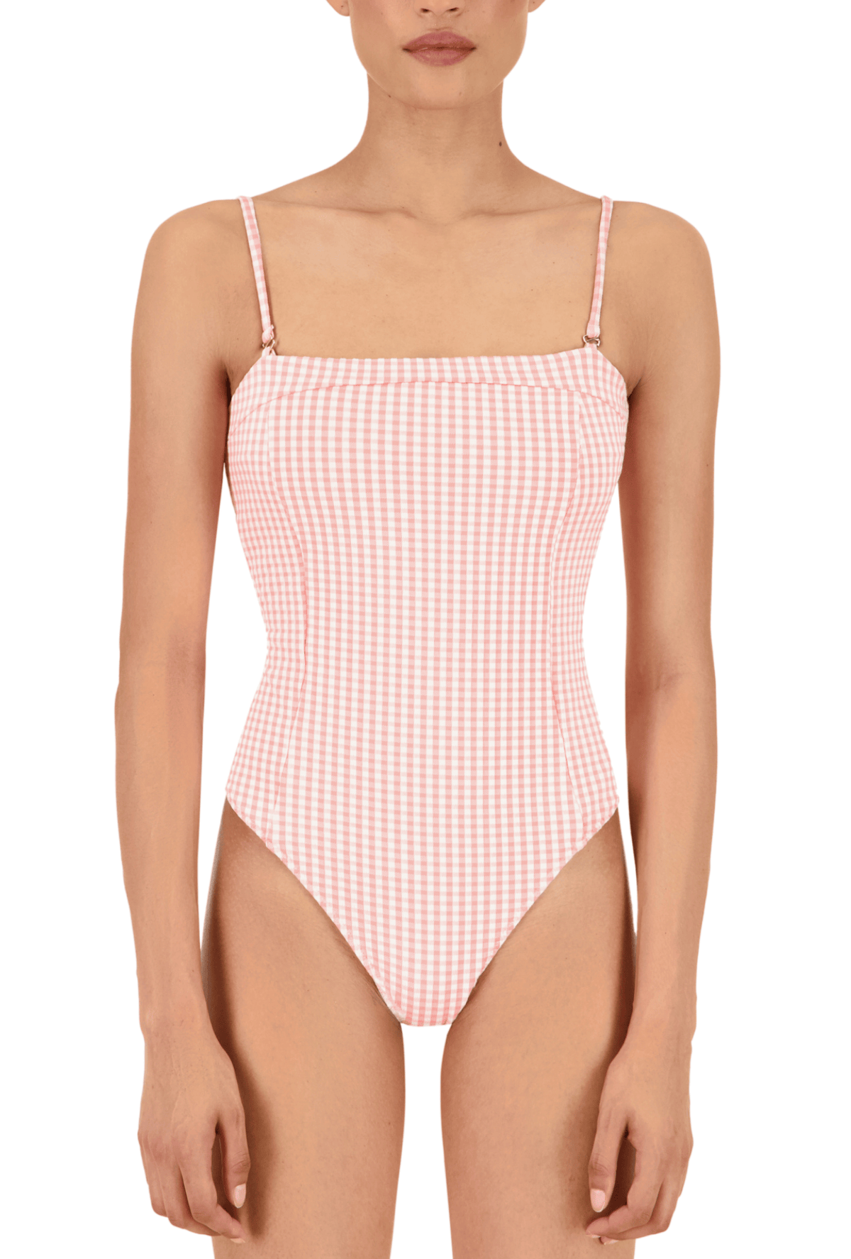 The Ines One Piece in Primrose Plaid