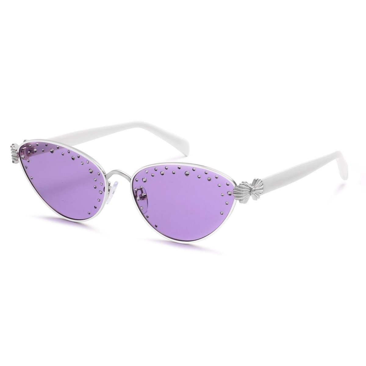 Oceanus x SOJOS Darling Sunglasses Purple