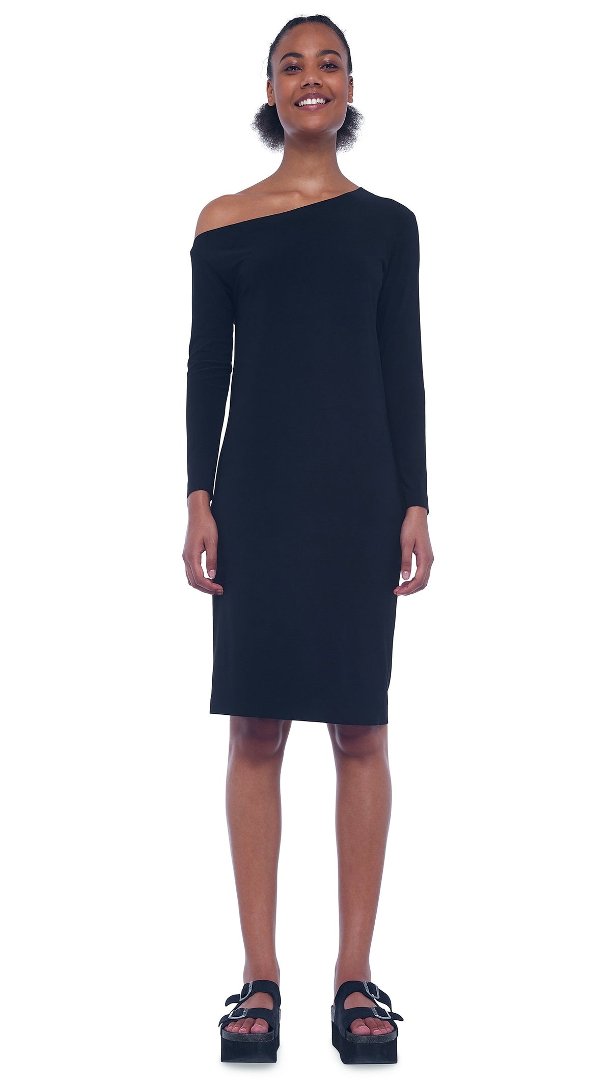 DROP SHOULDER DRESS