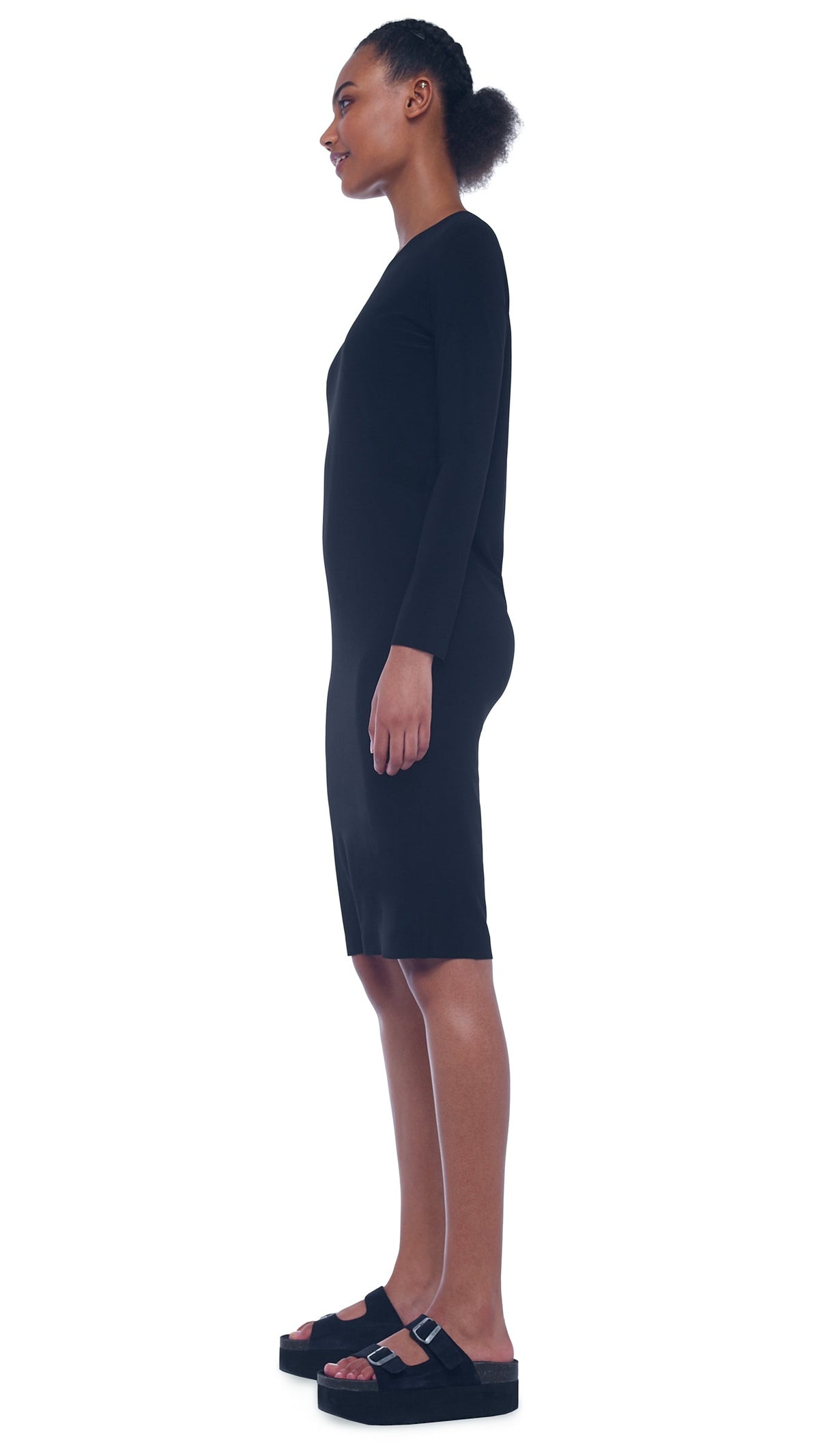 DROP SHOULDER DRESS
