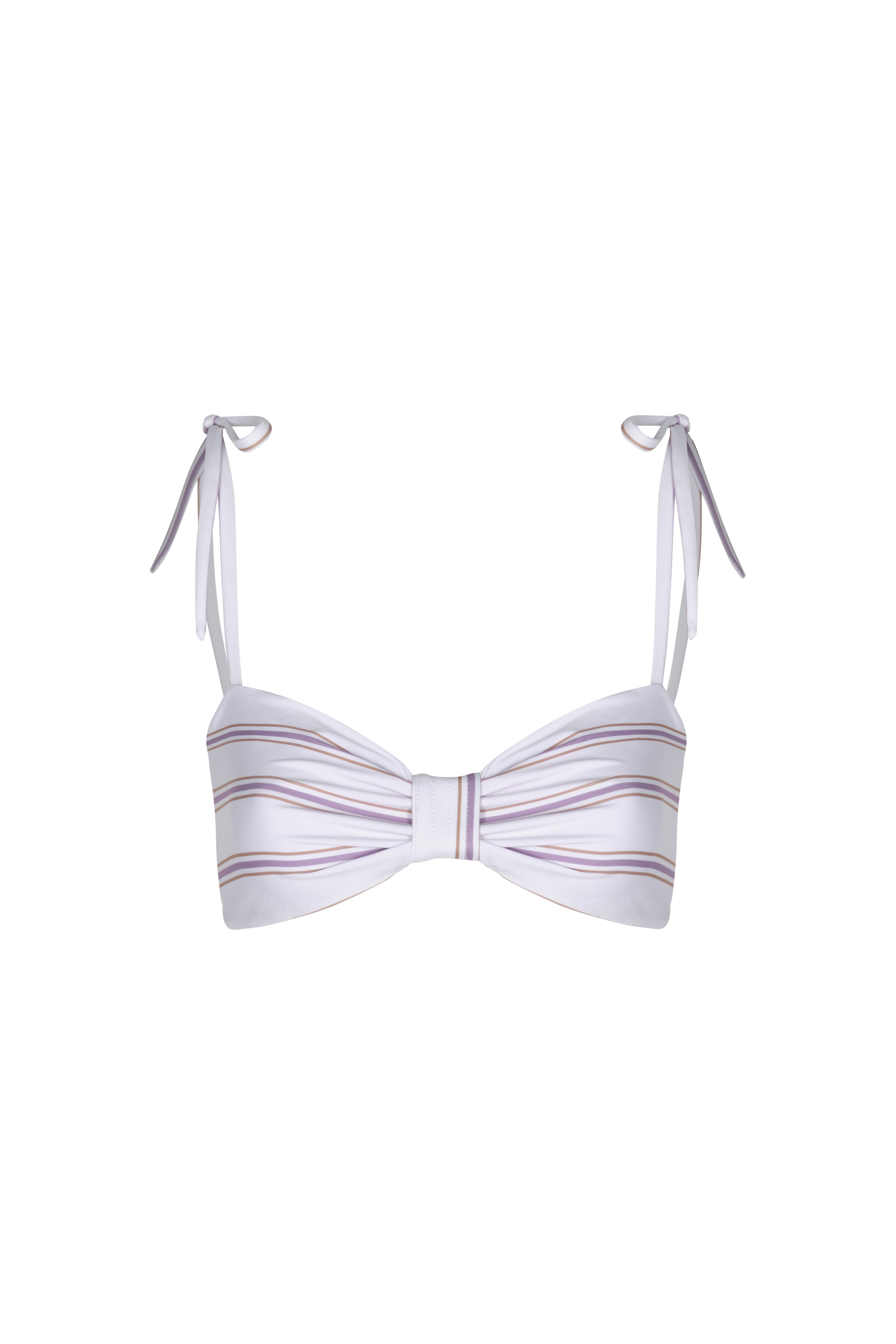 San Miguel Top / Lilac Stripes