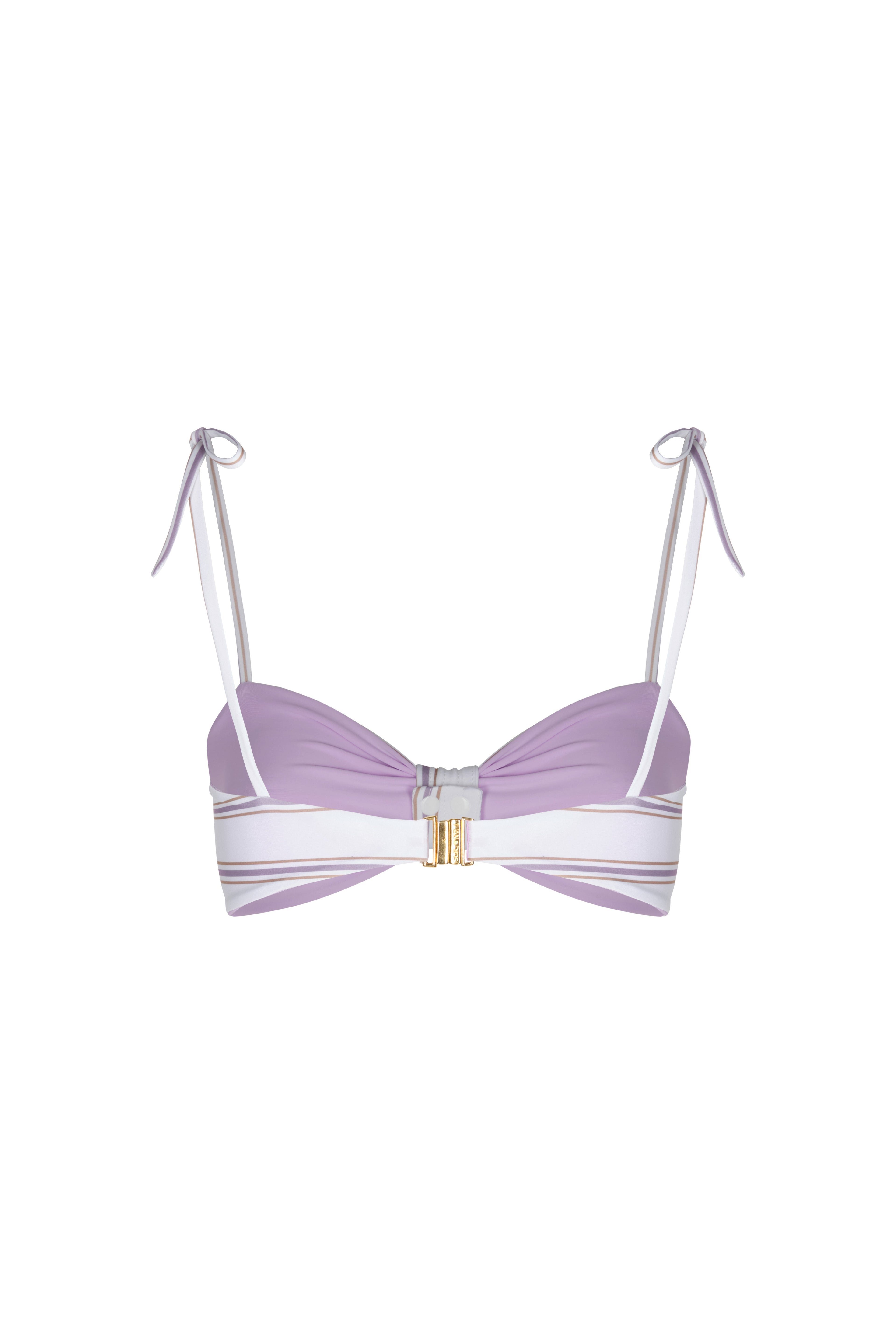 San Miguel Top / Lilac Stripes