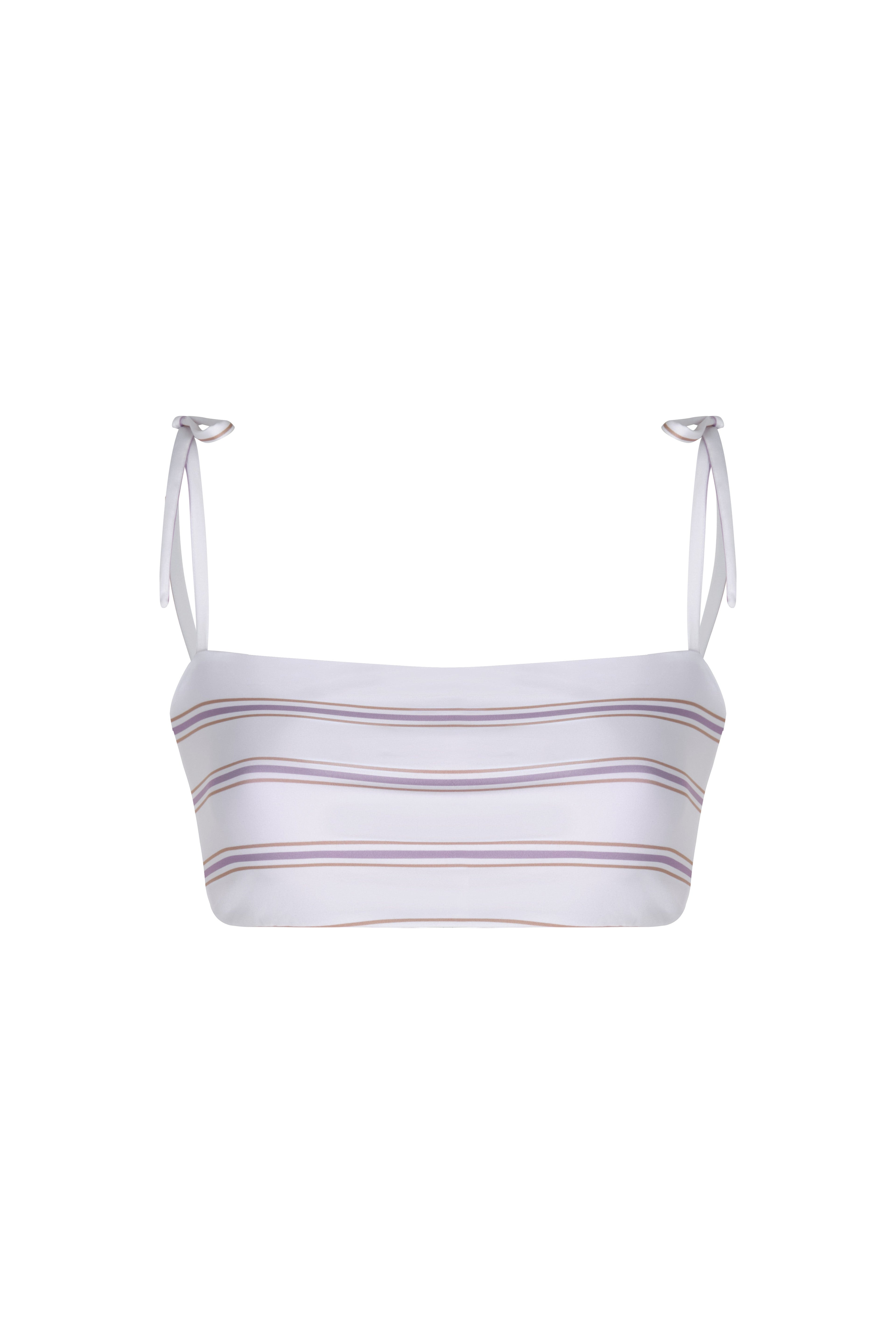 San Miguel Top / Lilac Stripes