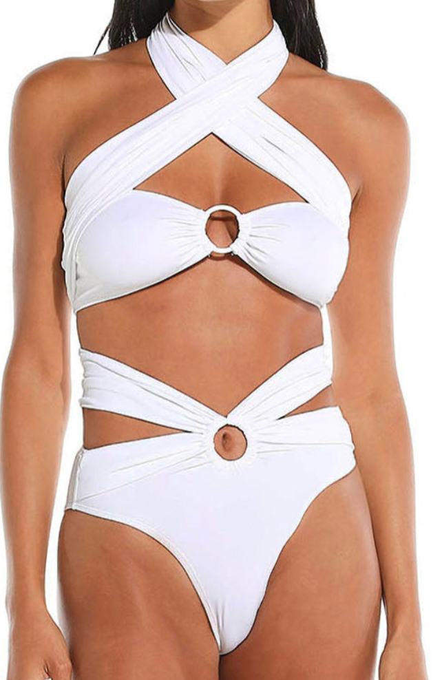 Toghzan Bikini Set | White