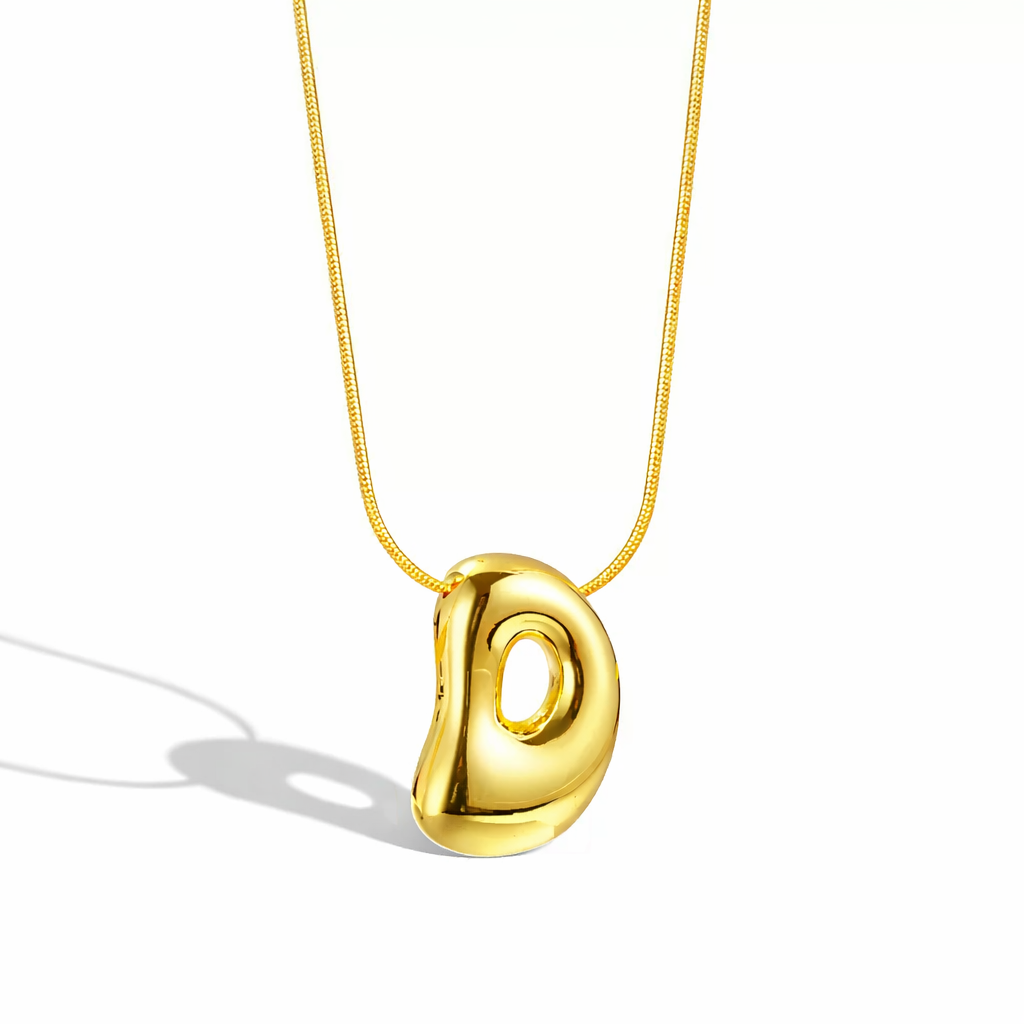 Alphabet Necklace V2 (Pendant + Chain)