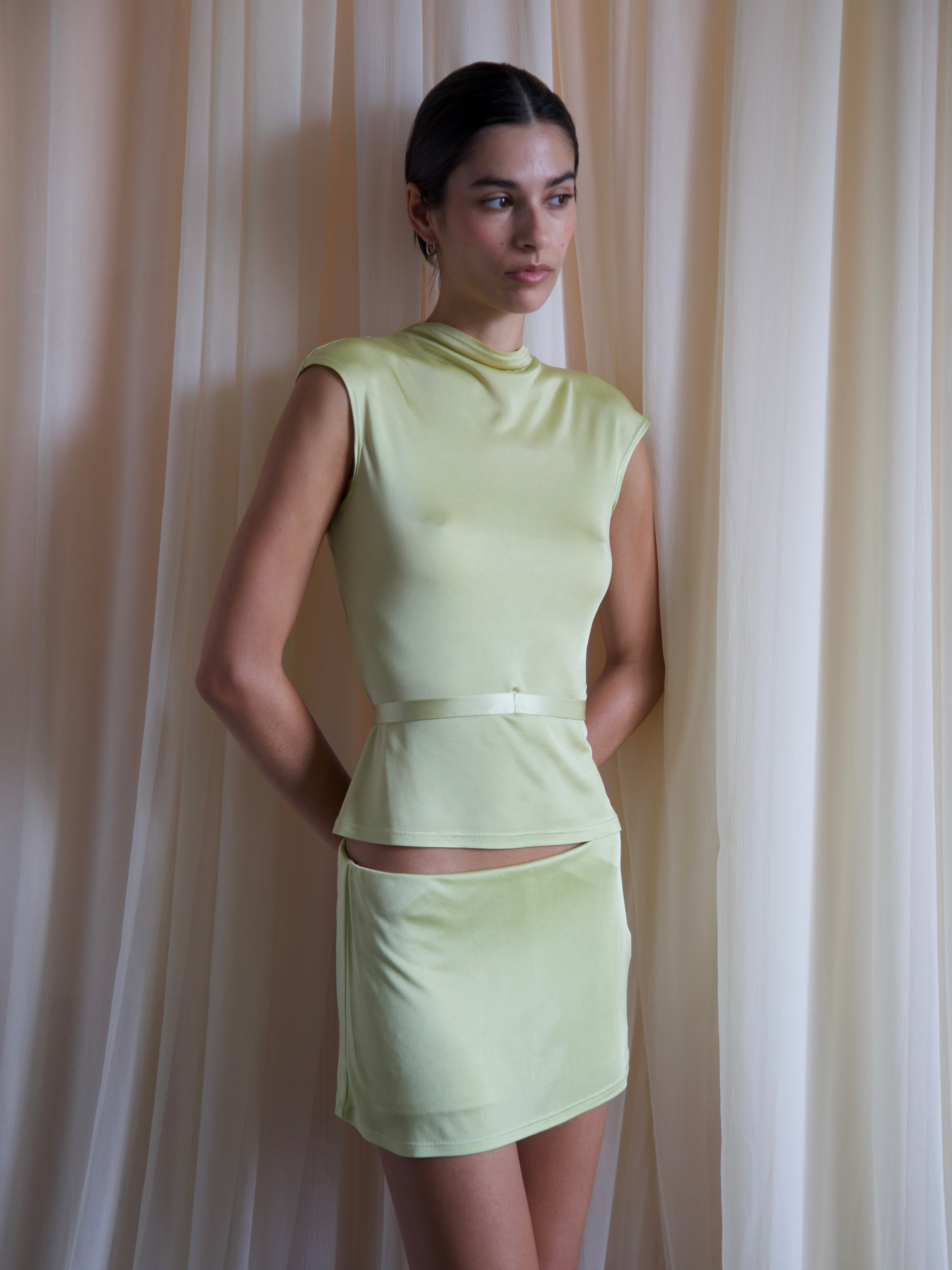 CINNAMON SKIRT IN MELON