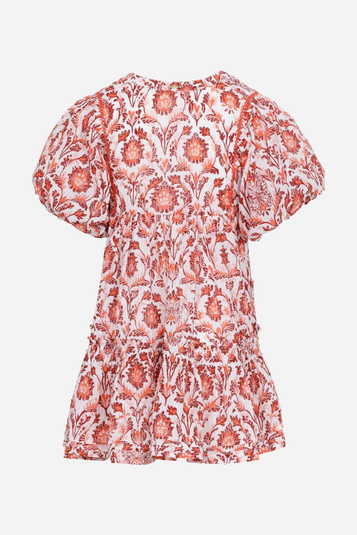 Mini Dress Aria for girls - Pink Victorian - Poupette St Barth