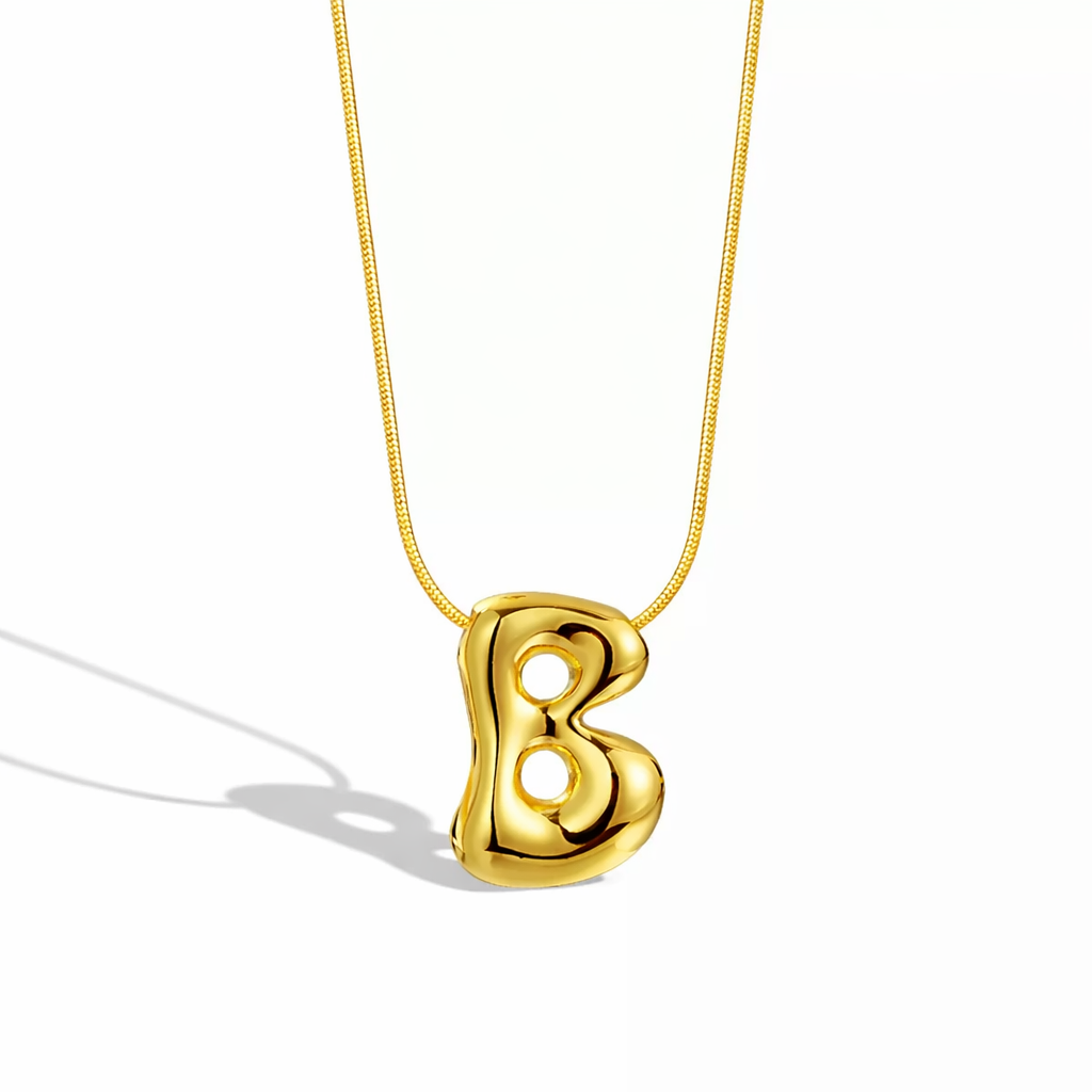 Alphabet Necklace V2 (Pendant + Chain)