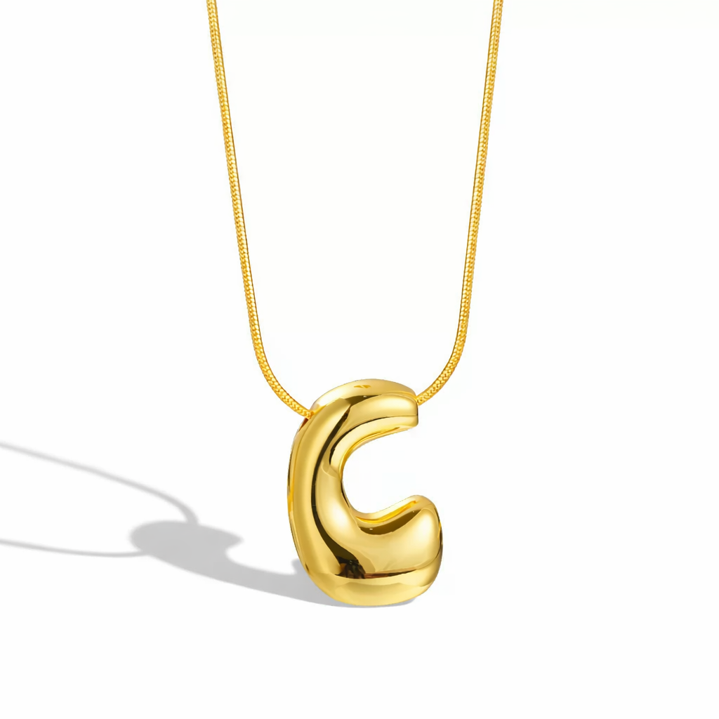 Alphabet Necklace V2 (Pendant + Chain)