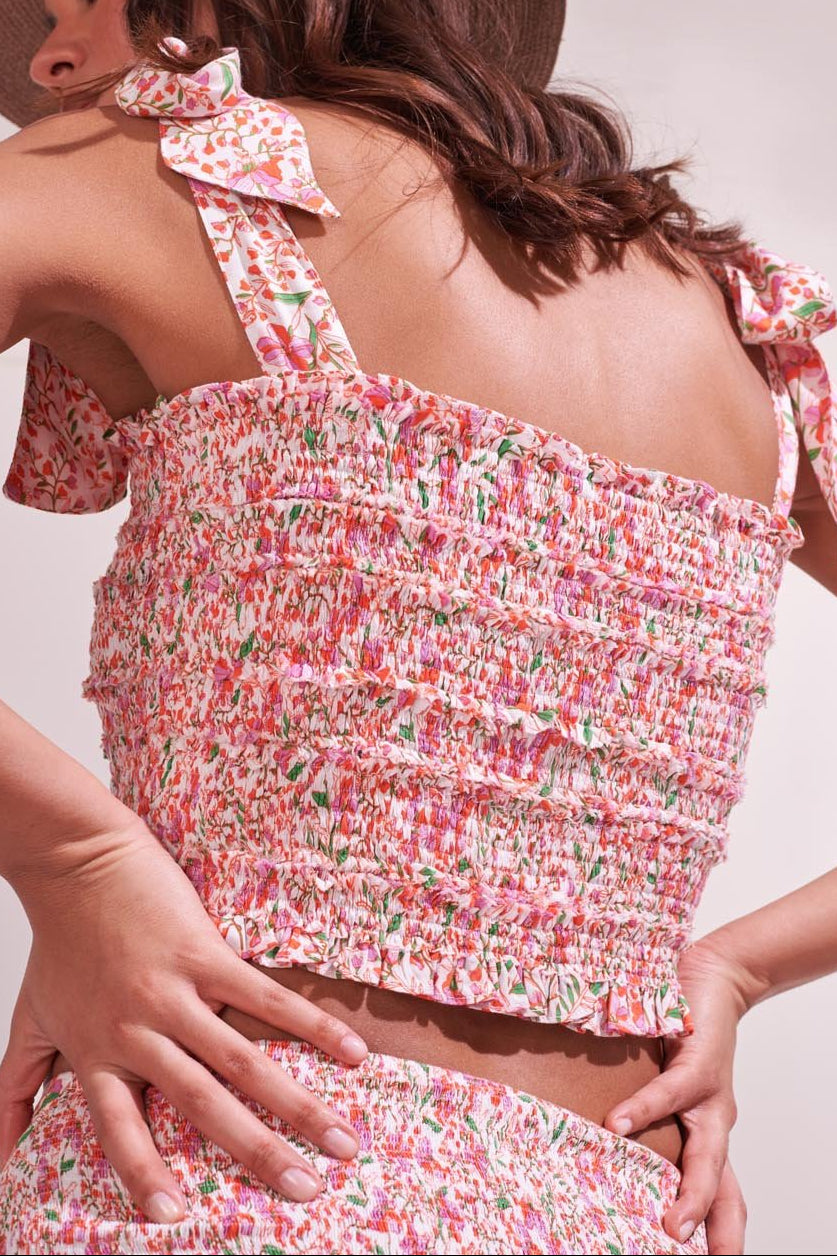 Top Triny - Pink Mini Jonquille - Poupette St Barth