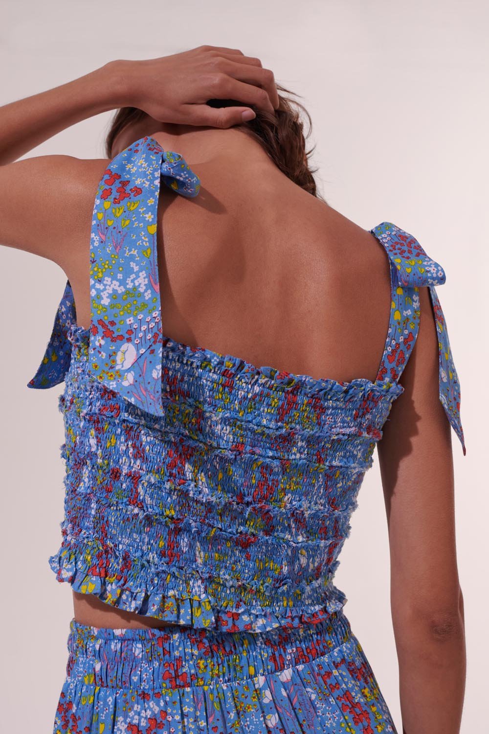 Top Triny - Blue Tulipe - Poupette St Barth