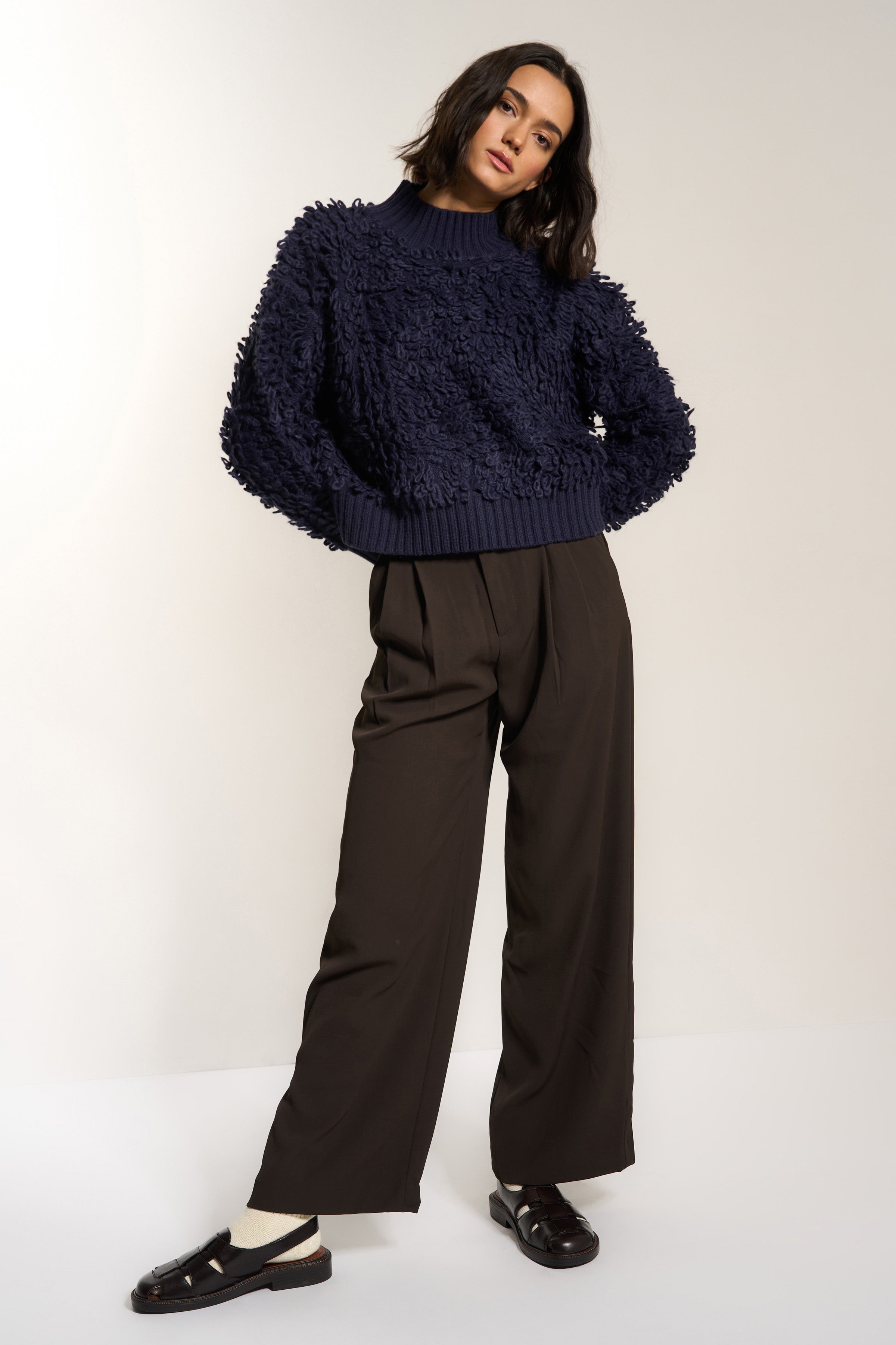 Amara Turtleneck - Navy