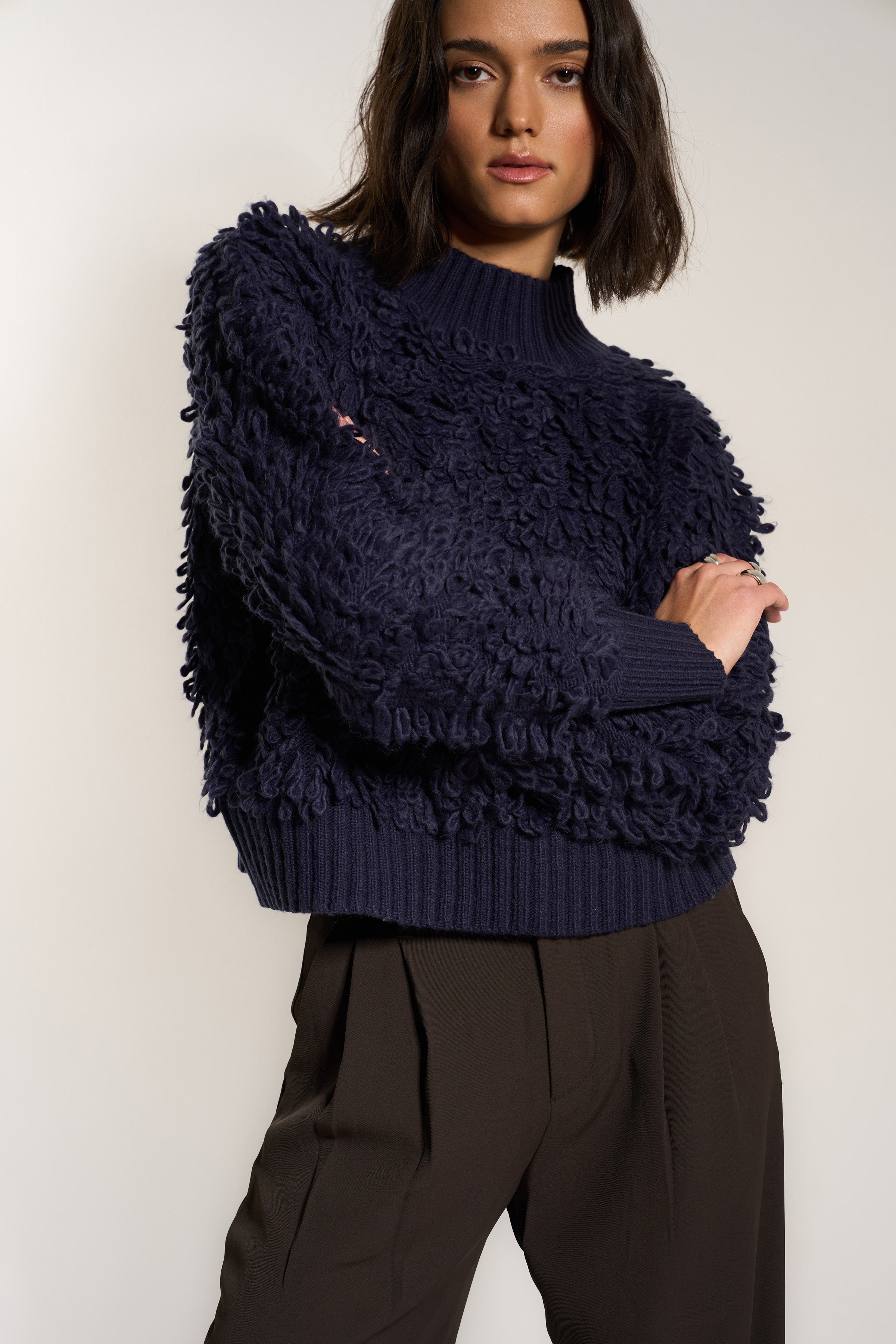 Amara Turtleneck - Navy