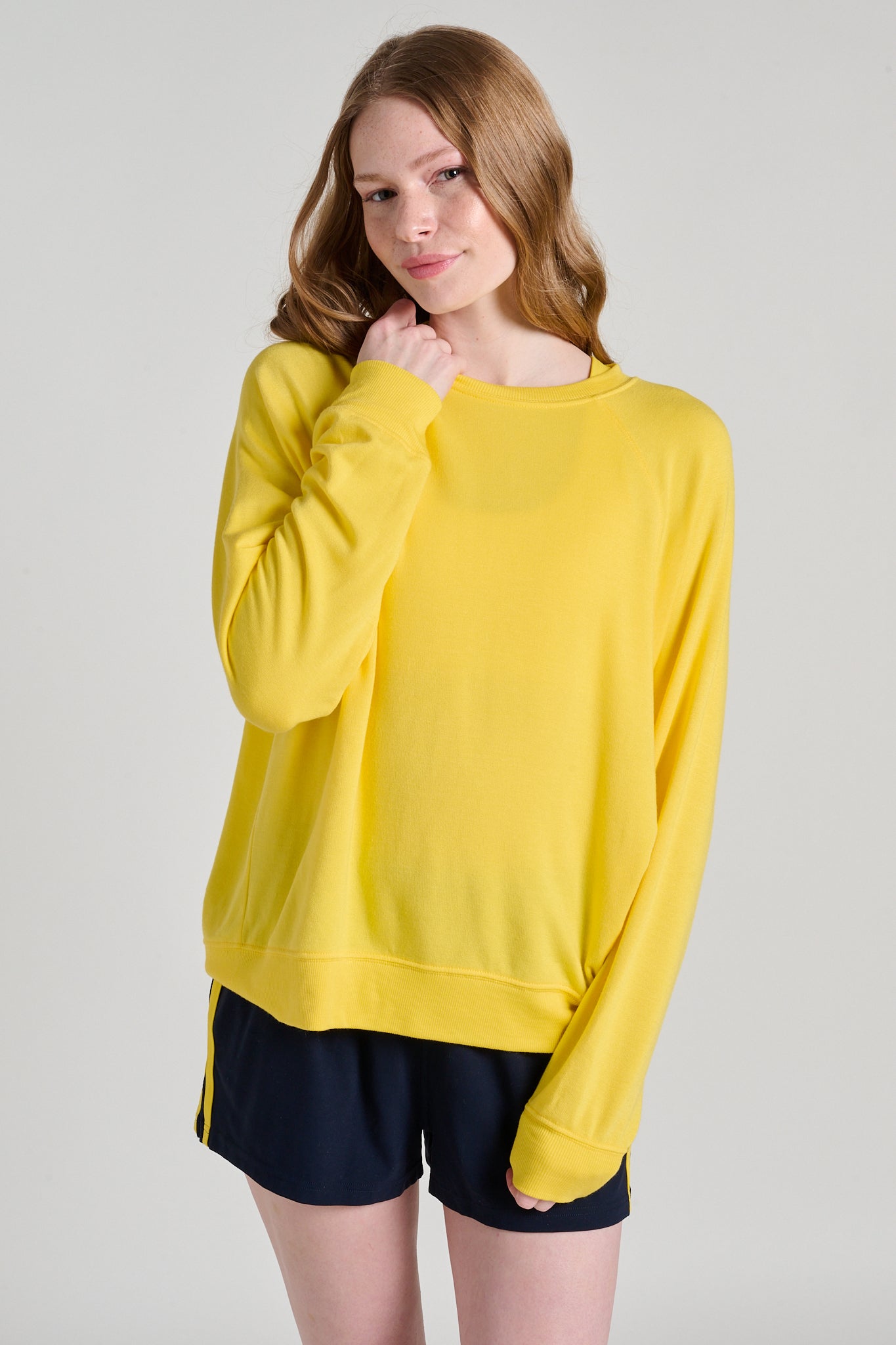 Andie Oversized Fleece Sweatshirt | Splits59