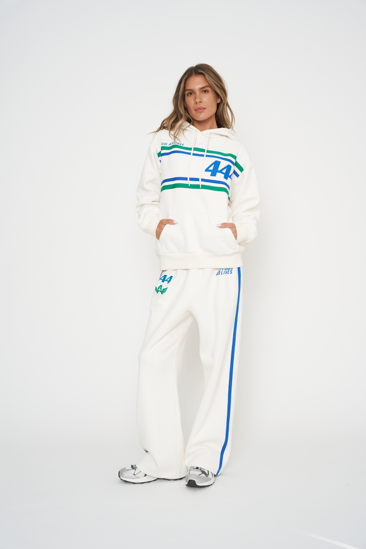 Angel Airlines Classic Wide Leg Sweatpants