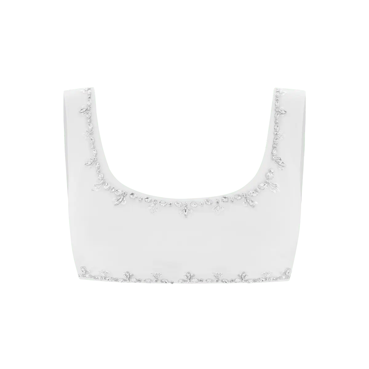 Aaliyah Bikini Top | White