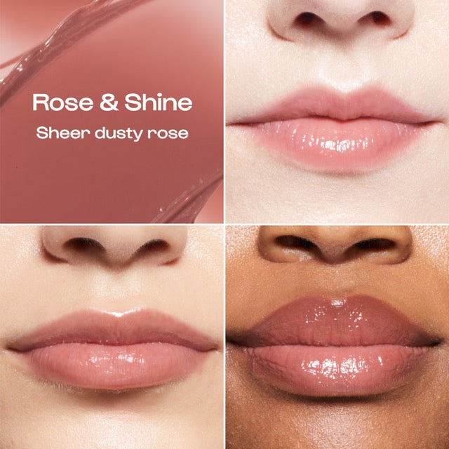 Lip Goals Glossy Balm - Rose & Shine