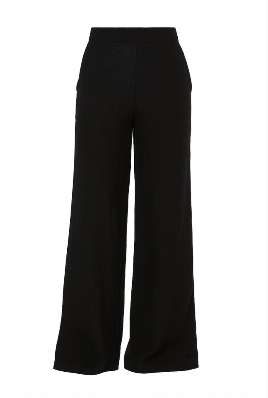 Andrea Culotte Pant (Black & Flax)