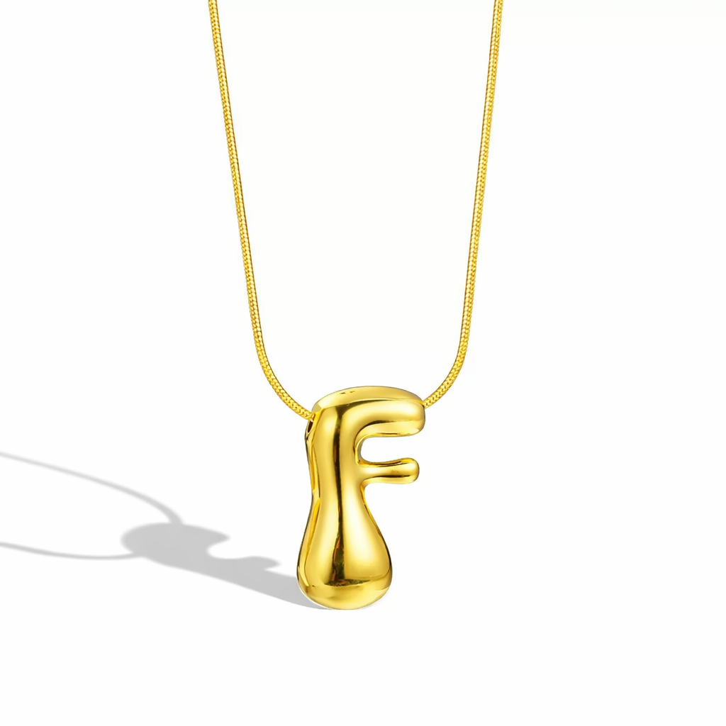 Alphabet Necklace V2 (Pendant + Chain)