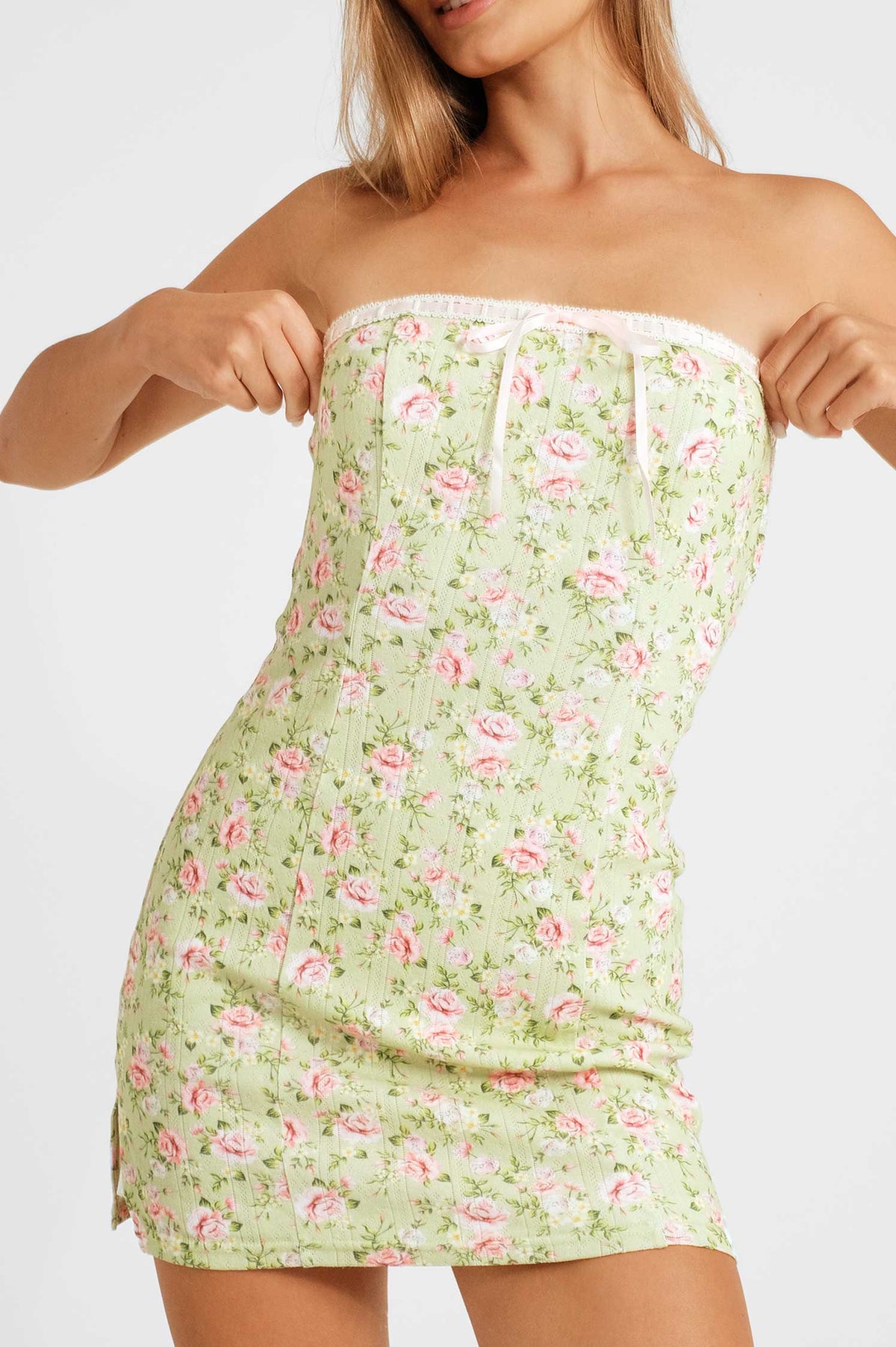 Tiffany Mini Tube Dress / Nantucket Pointelle FINAL SALE