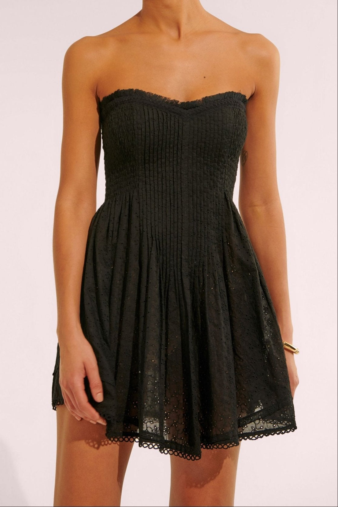 Bandeau Dress Claire - Black - Poupette St Barth