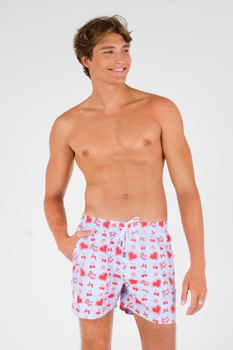 Men's Board Shorts / Candy Hearts FINAL SALE