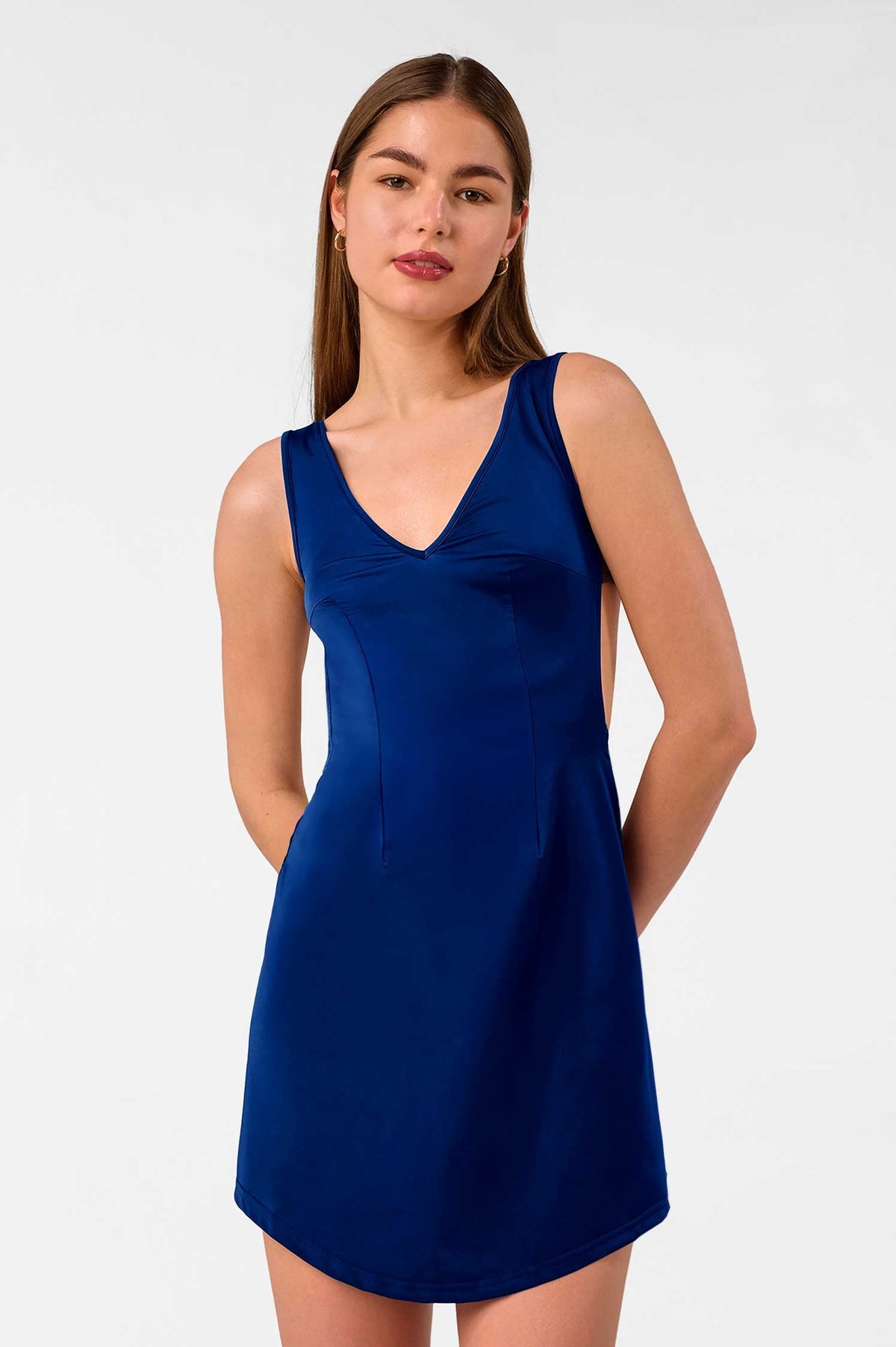 Valerie Wrap Back Dress / Jazzy Blues FINAL SALE