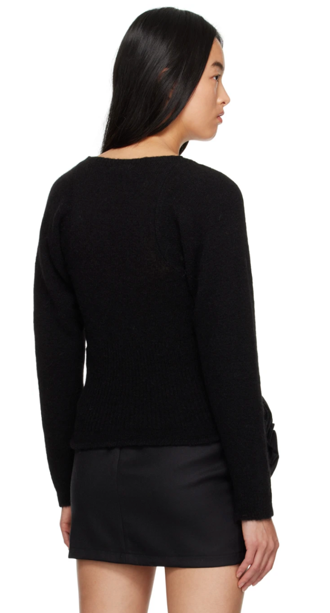 Bella Alpaca Blend Top | Black