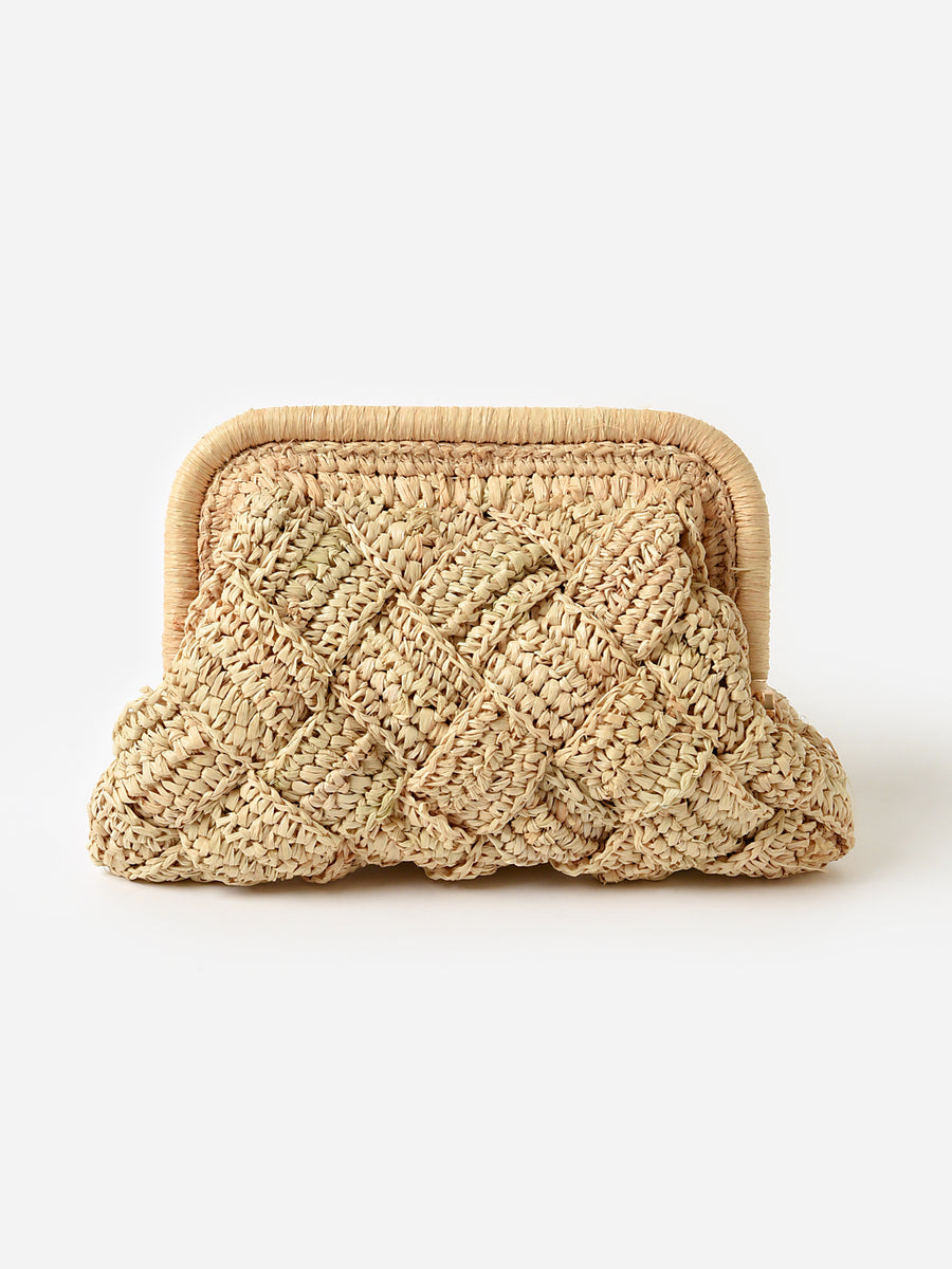 Gigi Framed Clutch | Natural