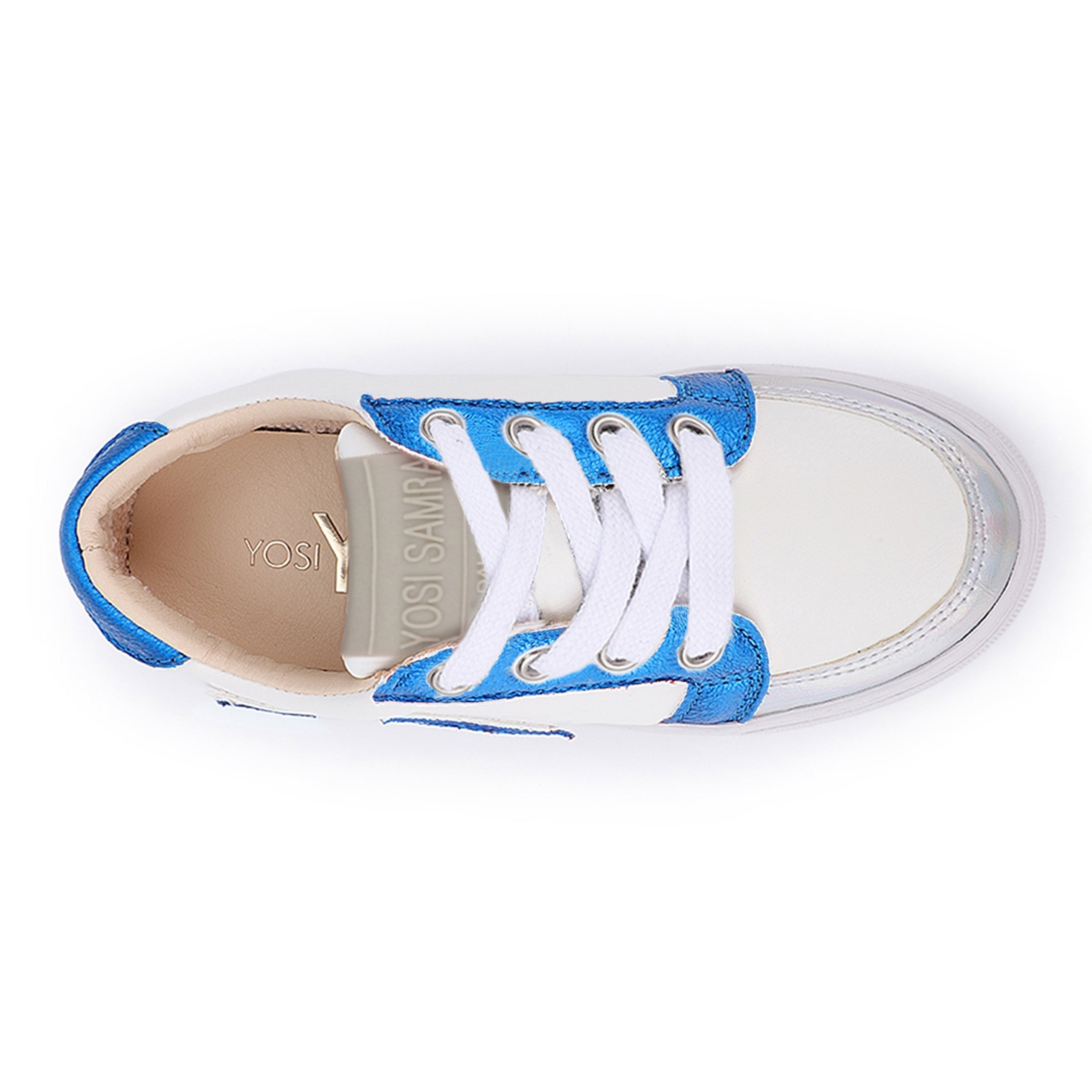 Bolt Sneaker in Electric Blue - Kids - Yosi Samra  - Kids' Sneakers