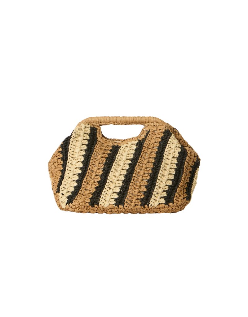 Harper Clutch | Natural/multi