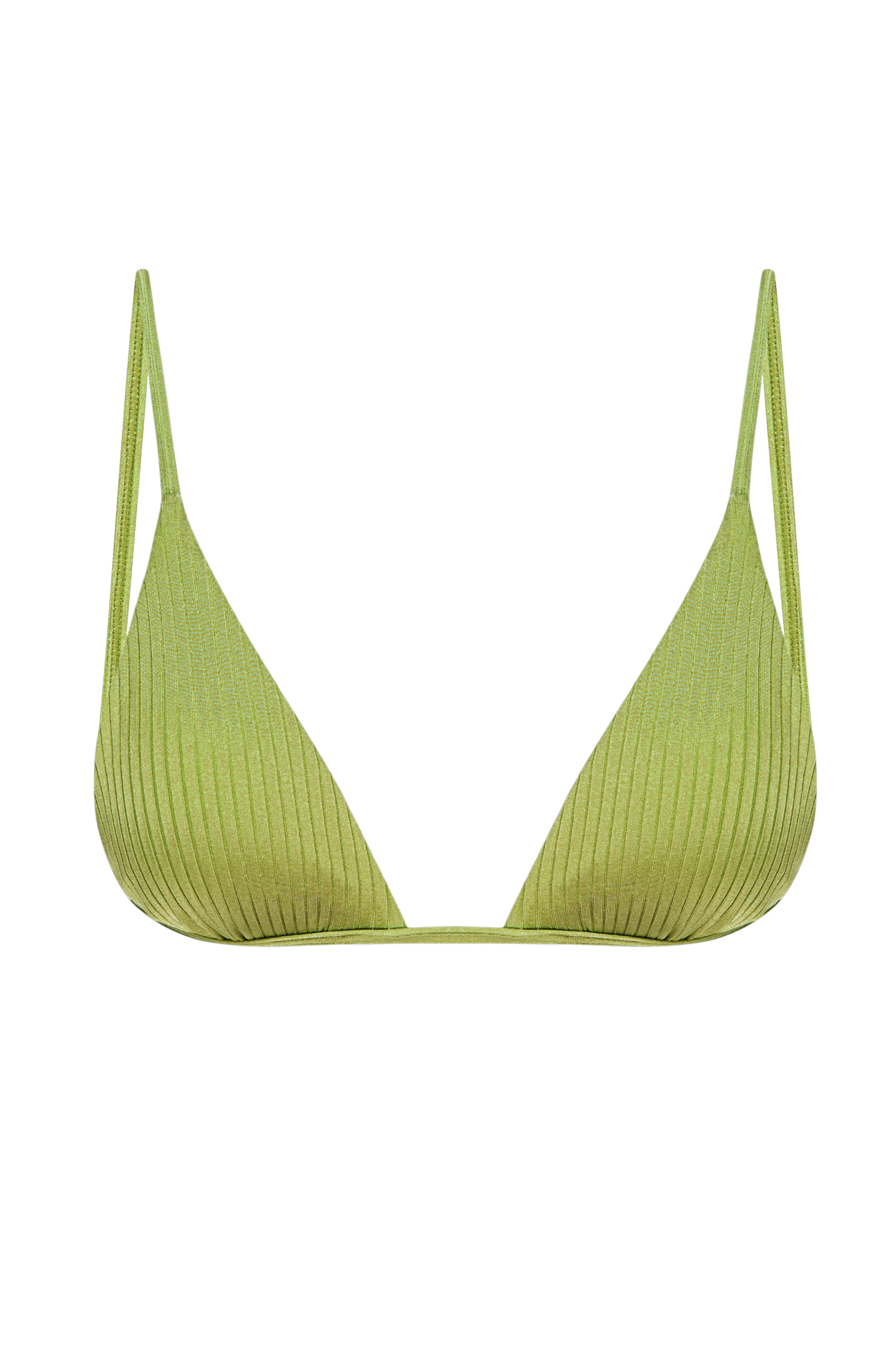 Monday Swim - Barbados Top - Pear Wide Rib