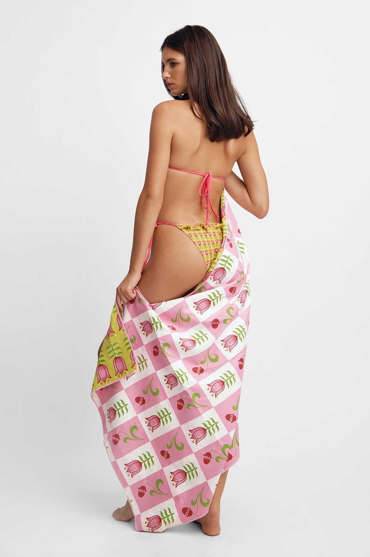 Reversible Packable Beach Towel / Golden Days FINAL SALE