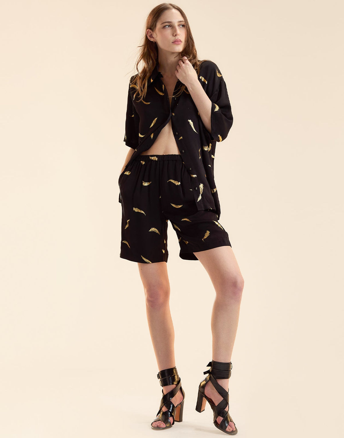 Cynthia Rowley Light as a Feather Camp Shirt