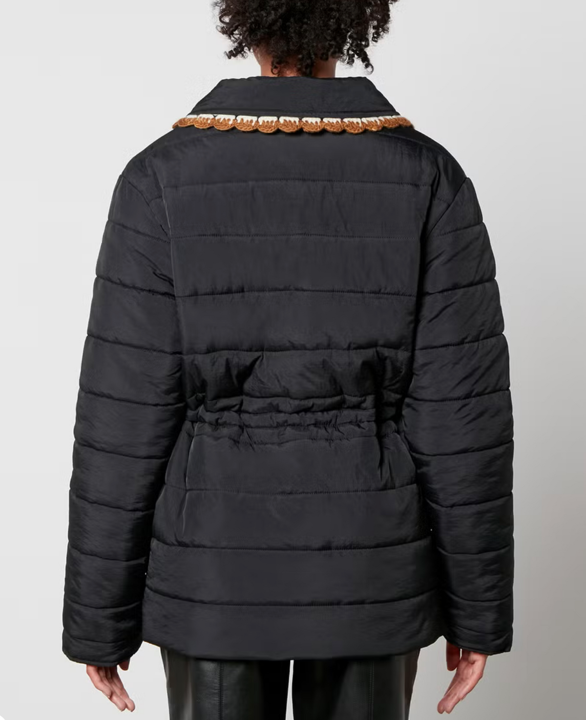 Blossom Quilted Jacket | Black
