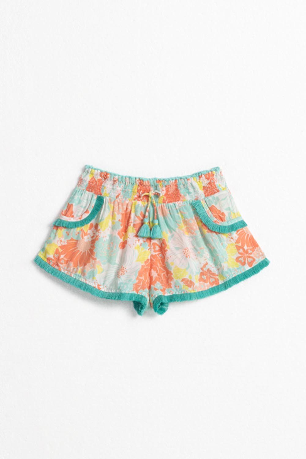 Kids Boxer Lulu - Orange Flower Mix - Poupette St Barth