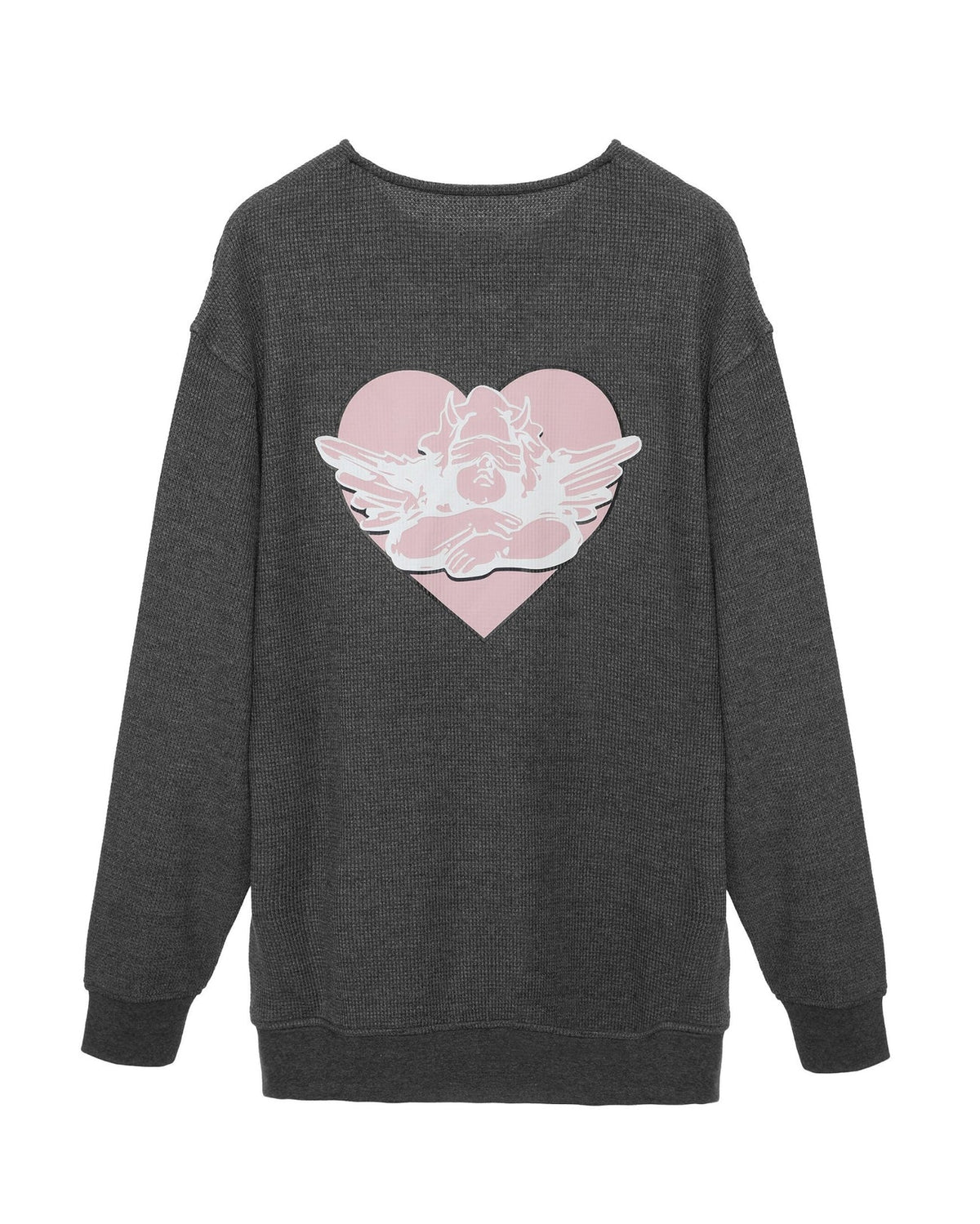 Charcoal Grey Read Receipts K-Boyfriend Crewneck