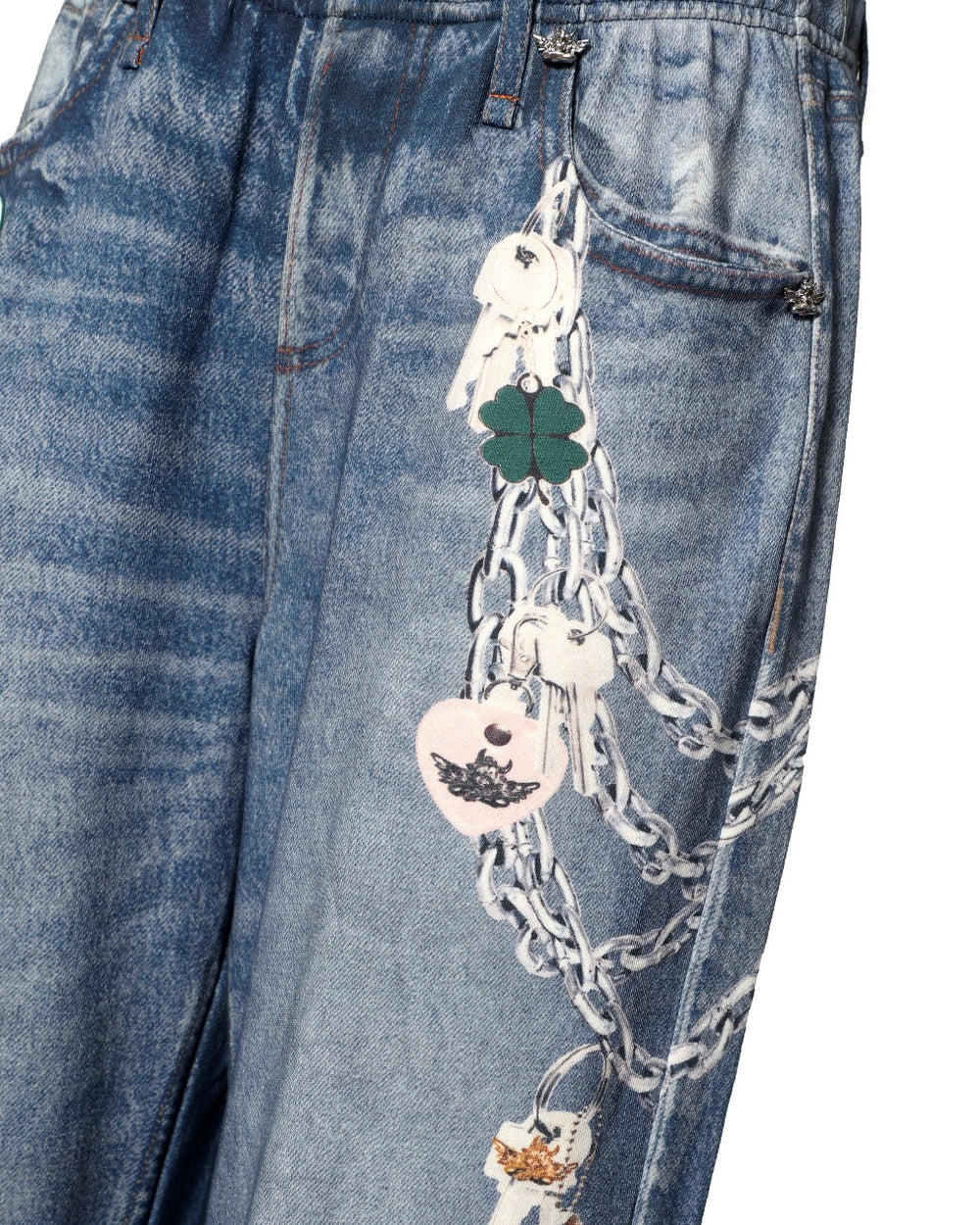 Done Denim Sweatpants