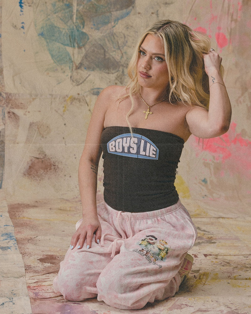 Let Love Guide My Way Rhinestone Tube Top