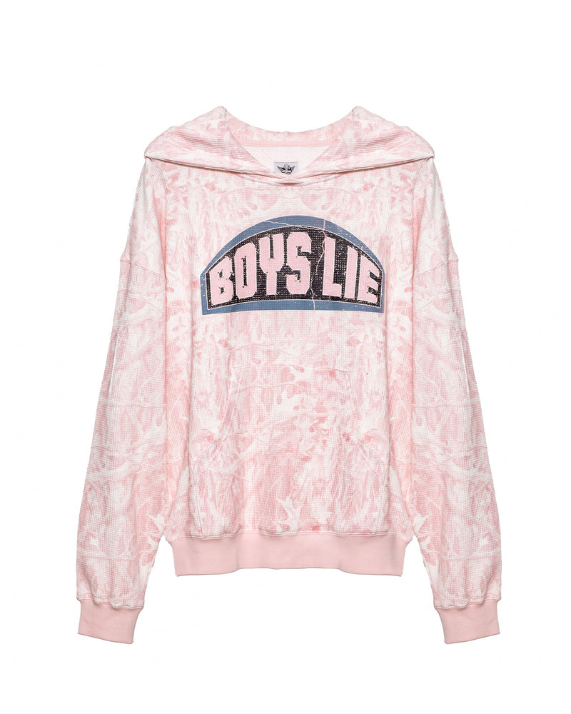 Boys Lie | Let Love Guide My Way Rhinestone Racer Hoodie