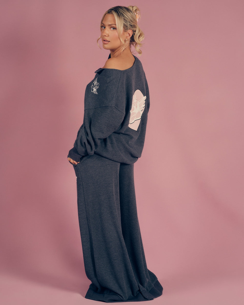 Charcoal Grey Read Receipts K-Boyfriend Crewneck