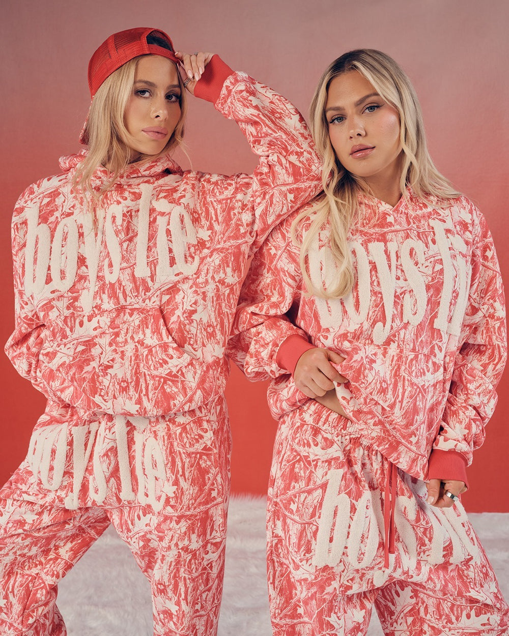 Red Camo Manhunt Racer Hoodie