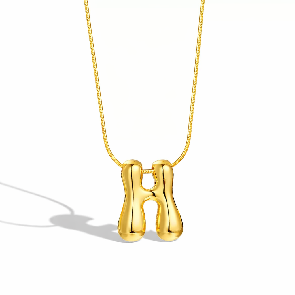 Alphabet Necklace V2 (Pendant + Chain)
