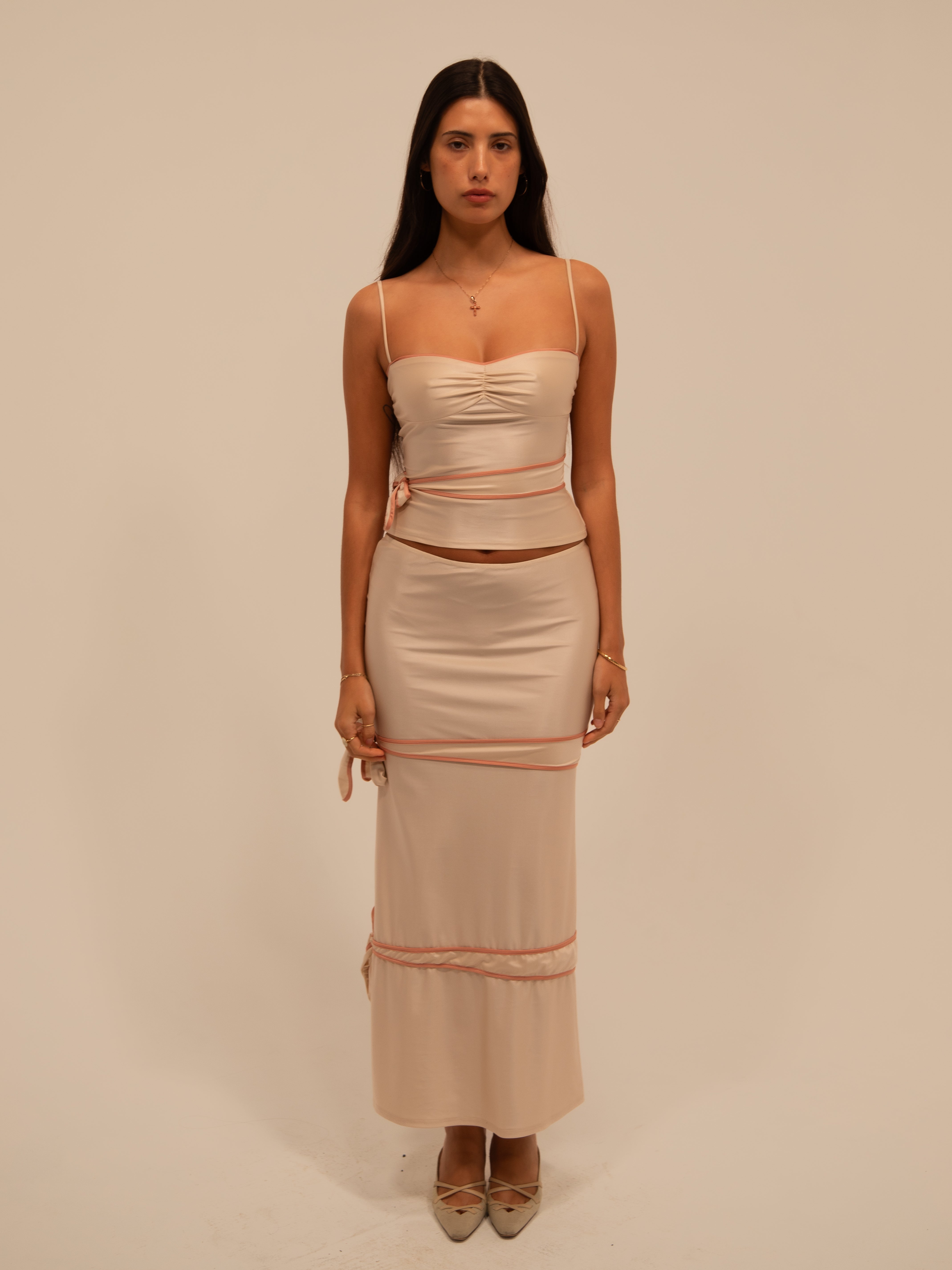 CUPCAKE SKIRT IN METALLIC