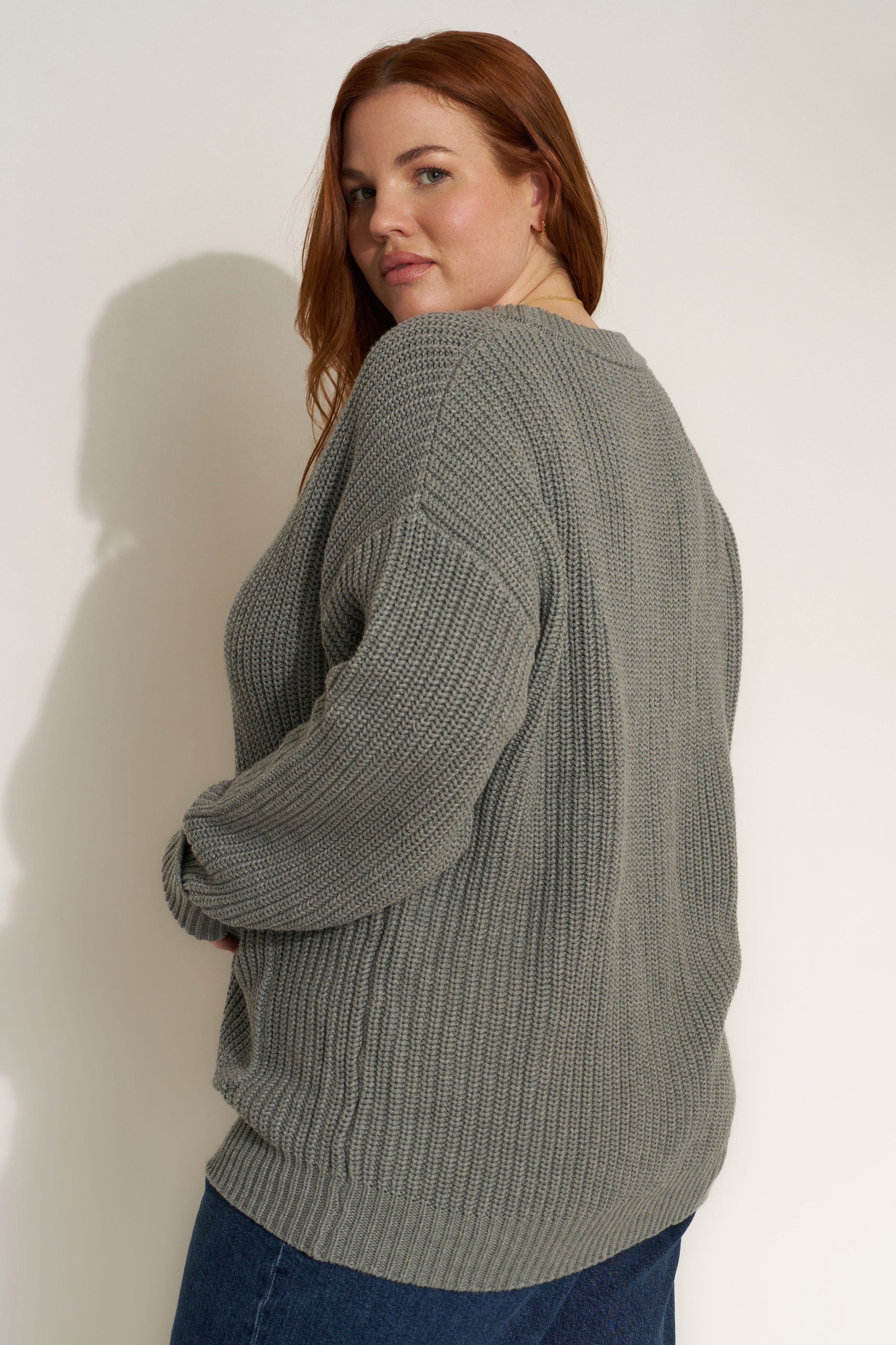 The Cardigan - Heather Grey