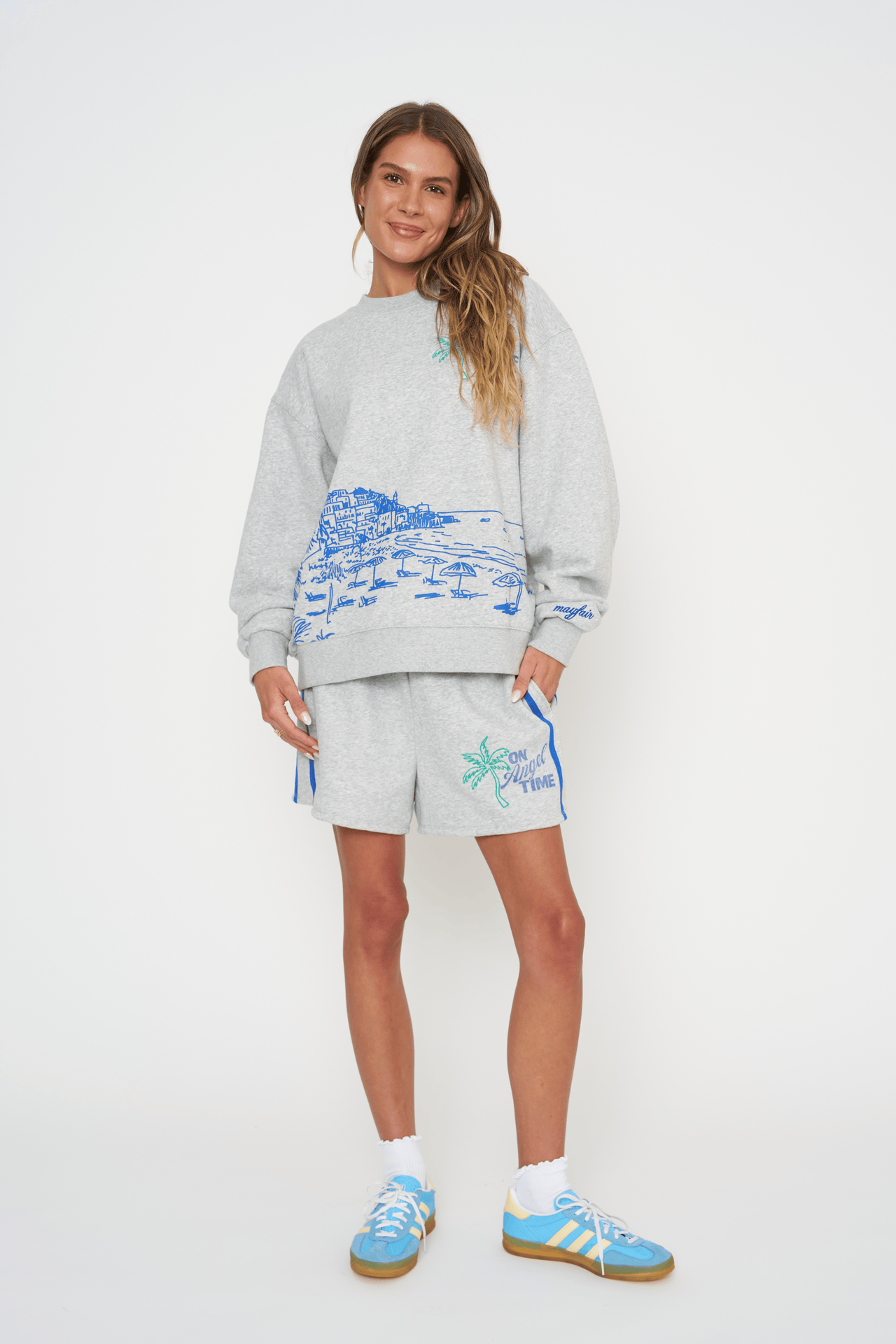 Checked Out Oversized Crewneck