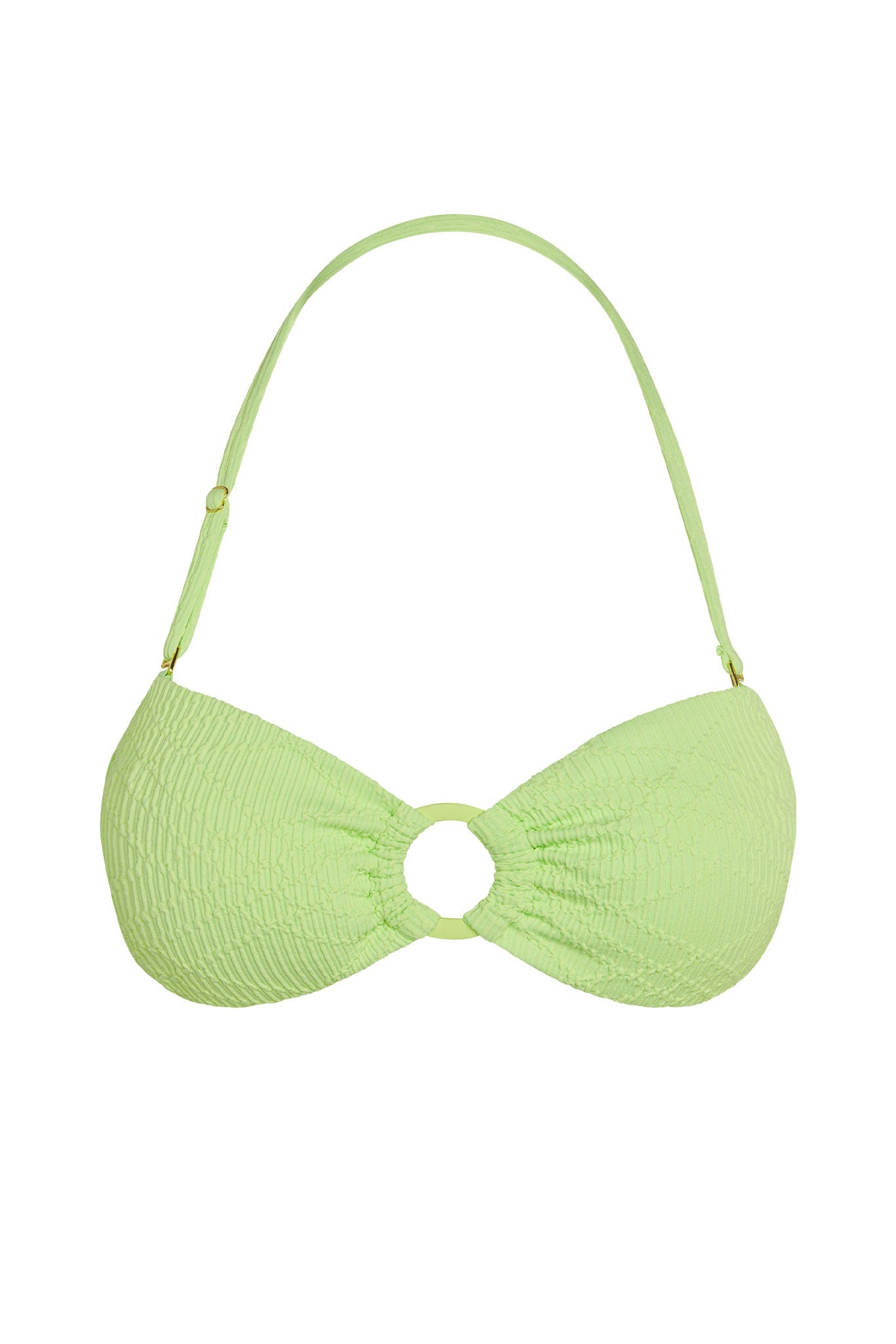 Monday Swim - Costa Rica Top - Honeydew Summer Plaid