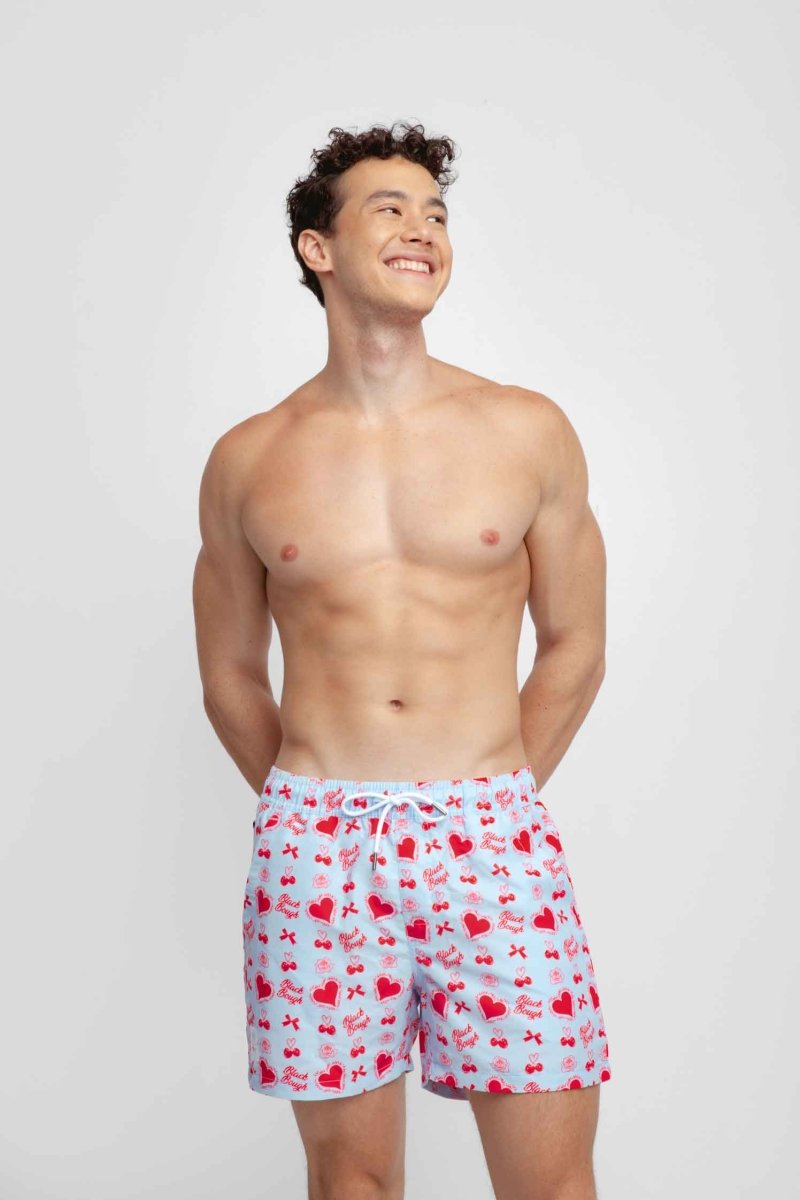 Men's Board Shorts / Candy Hearts FINAL SALE