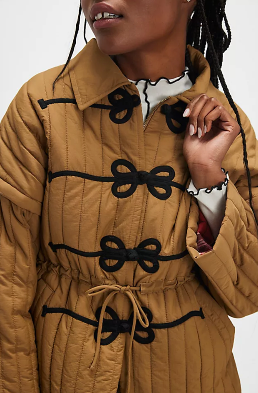 Esme Puffer Jacket | Tan