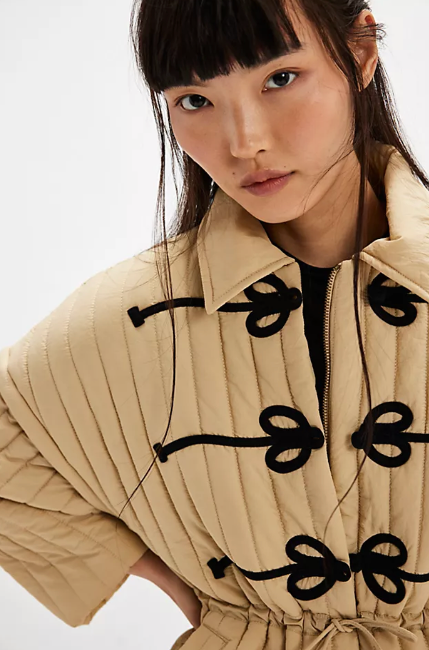 Esme Puffer Jacket | Beige
